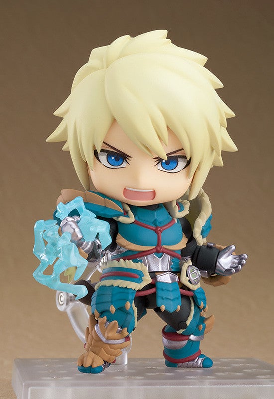 Nendoroid 1421-DX MONSTER HUNTER WORLD: ICEBORNE Hunter: Male Zinogre Alpha Armor Ver. DX Action Figure official Good Smile Company product image