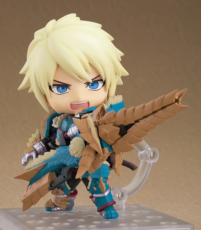 Nendoroid 1421-DX MONSTER HUNTER WORLD: ICEBORNE Hunter: Male Zinogre Alpha Armor Ver. DX Action Figure official Good Smile Company product image