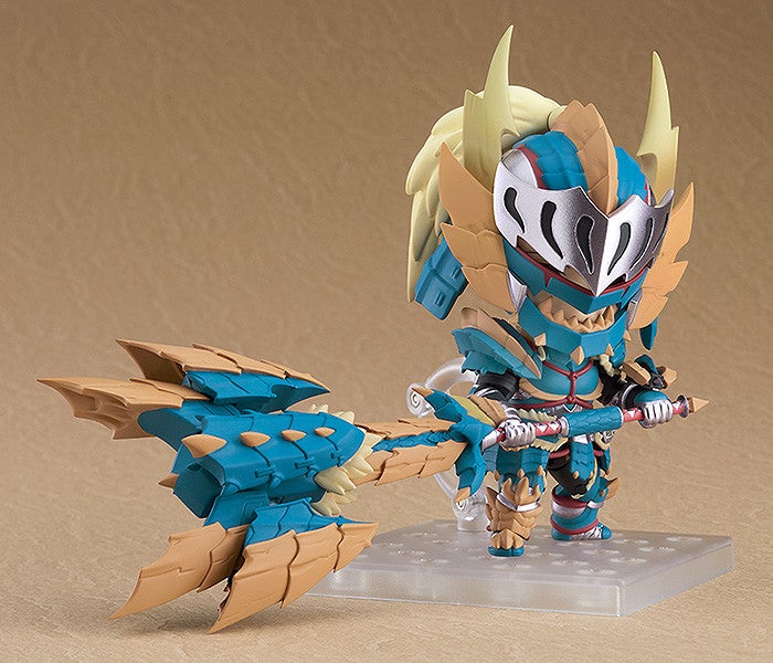 Nendoroid 1421 MONSTER HUNTER WORLD: ICEBORNE Hunter: Male Zinogre Alpha Armor Ver. Action Figure official Good Smile Company product image