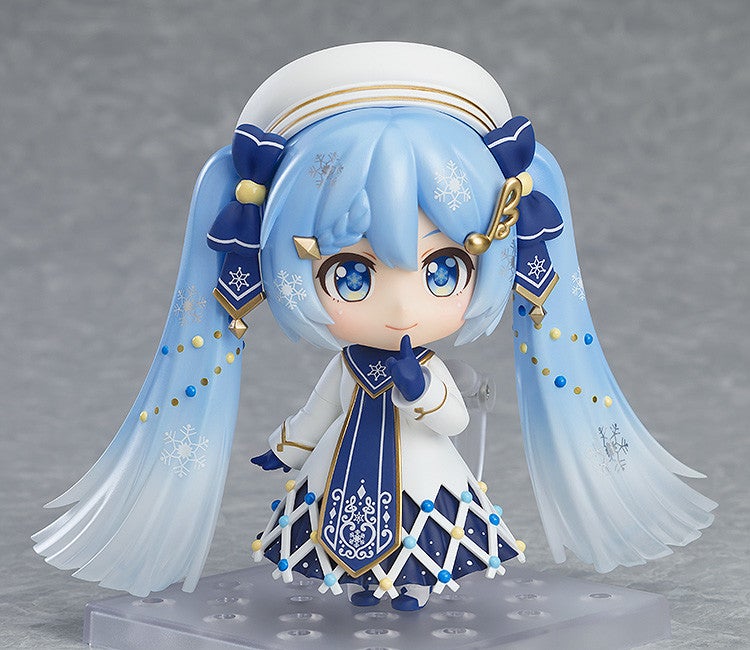 Nendoroid 1539 Character Vocal Series 01: Hatsune Miku Snow Miku: Glowing Snow Ver. Action Figure official Good Smile Company product image