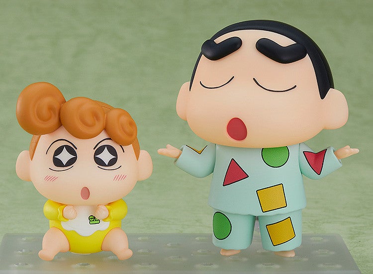 Nendoroid 1565 Crayon Shinchan Shinnosuke Nohara: Pajama Ver. & Himawari Action Figure official Good Smile Company product image