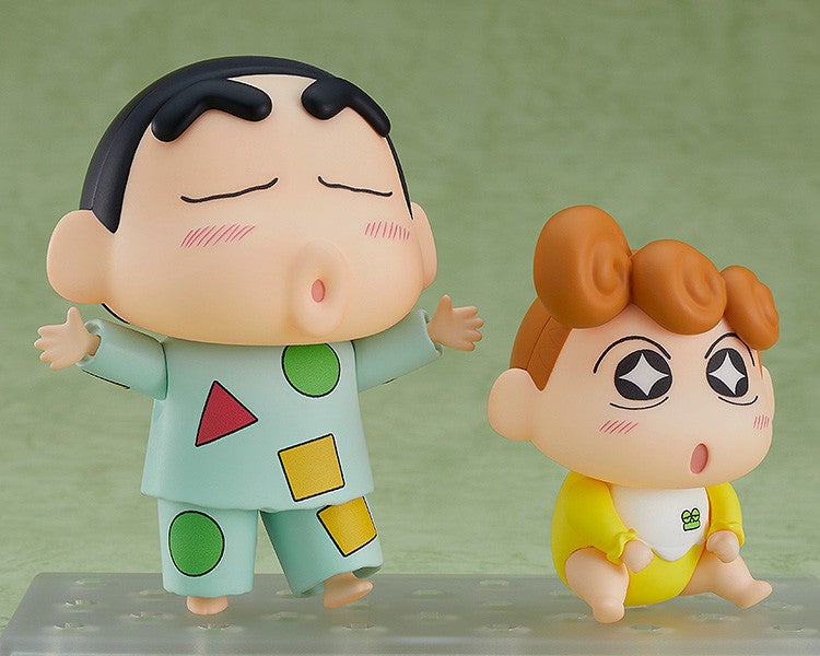 Nendoroid 1565 Crayon Shinchan Shinnosuke Nohara: Pajama Ver. & Himawari Action Figure official Good Smile Company product image