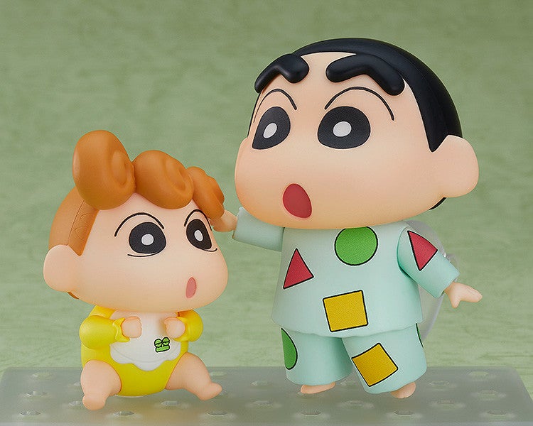 Nendoroid 1565 Crayon Shinchan Shinnosuke Nohara: Pajama Ver. & Himawari Action Figure official Good Smile Company product image