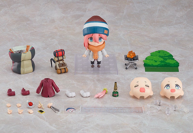 Nendoroid 1623-DX Laid-Back Camp Nadeshiko Kagamihara: Solo Camp Ver. DX Edition Action Figure official Good Smile Company product image