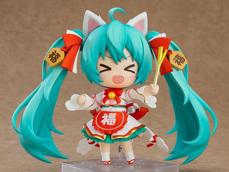Nendoroid 1777 Character Vocal Series 01: Hatsune Miku Maneki Miku Ver. Reissue Action Figure official Good Smile Company product image