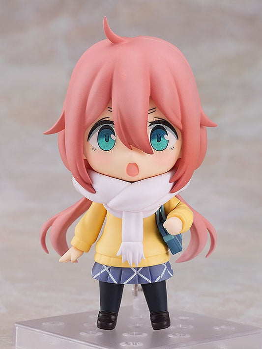Nendoroid 2189 Laid-Back Camp Nadeshiko Kagamihara: School Uniform Ver. Action Figure official Good Smile Company product image