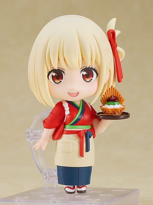 Nendoroid 2335 Lycoris Recoil Chisato Nishikigi: Sweets&Cafe LycoReco Uniform Ver. Action Figure official Good Smile Company product image