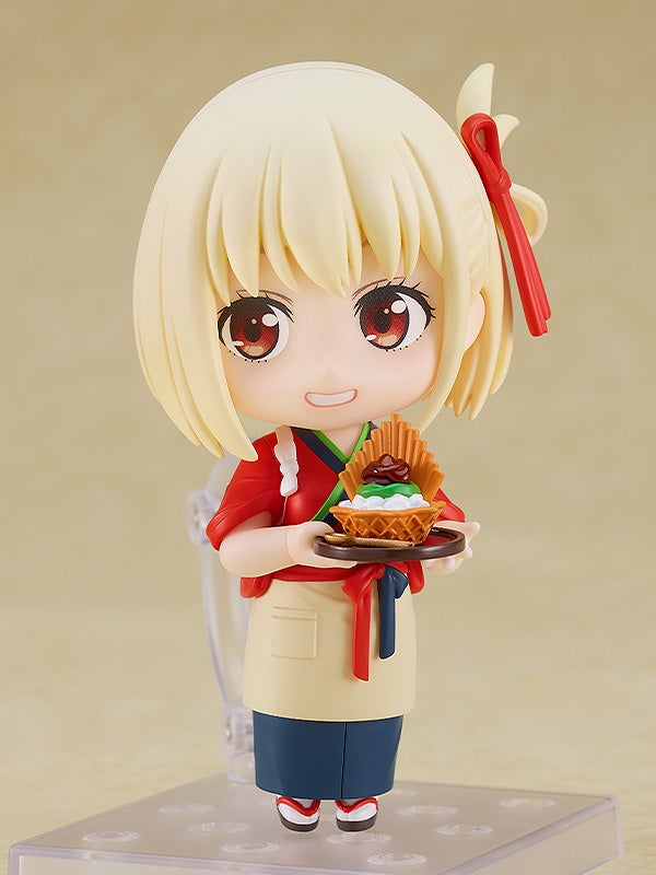 Nendoroid 2335 Lycoris Recoil Chisato Nishikigi: Sweets&Cafe LycoReco Uniform Ver. Action Figure official Good Smile Company product image