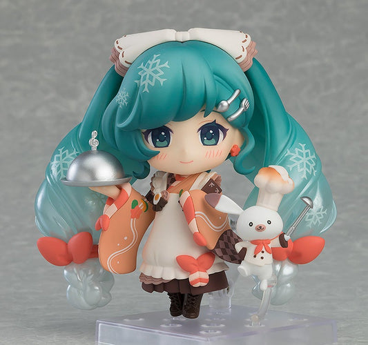 Nendoroid 2339 Character Vocal Series 01: Hatsune Miku Snow Miku: Winter Delicacy Ver. Action Figure official Good Smile Company product image
