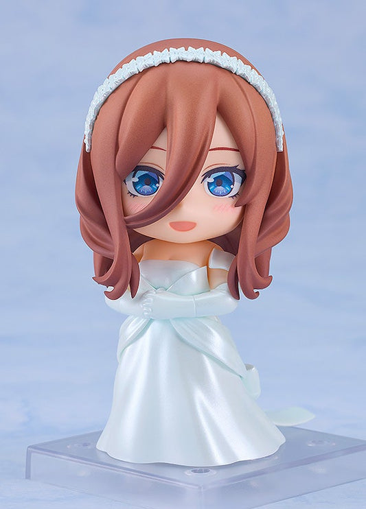 Nendoroid 2374 The Quintessential Quintuplets ∽ Miku Nakano Wedding Dress Ver. Action Figure official Good Smile Company product image