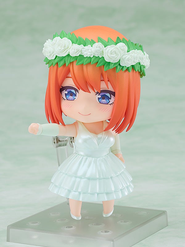 Nendoroid 2405 The Quintessential Quintuplets ∽ Yotsuba Nakano: Wedding Dress Ver. Action Figure official Good Smile Company product image