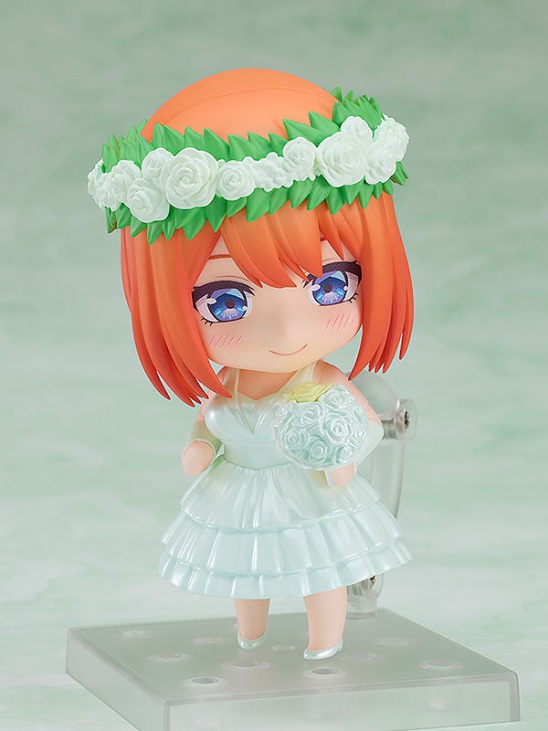 Nendoroid 2405 The Quintessential Quintuplets ∽ Yotsuba Nakano: Wedding Dress Ver. Action Figure official Good Smile Company product image