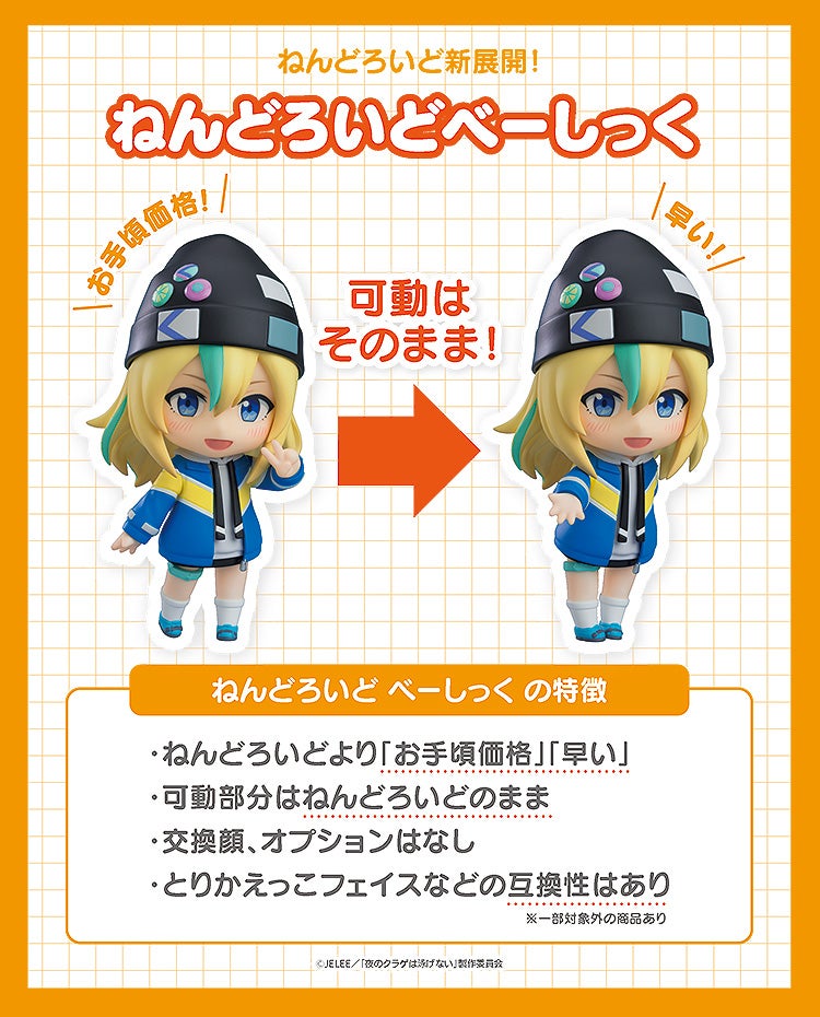 Nendoroid 2495 Jellyfish Can't Swim in the Night Kano Yamanouchi [Basic] Action Figure official Good Smile Company product image