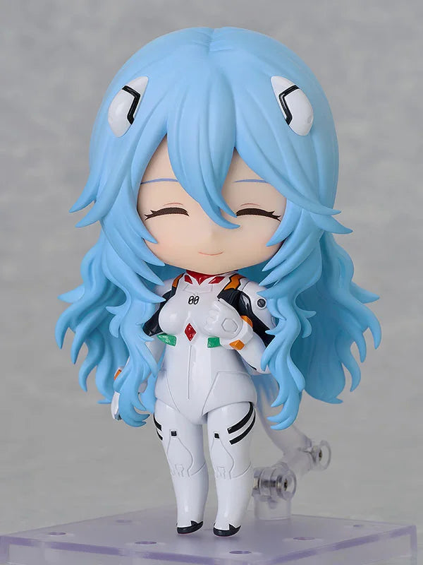 Nendoroid Evangelion: 3.0+1.0 Thrice Upon a Time Rei Ayanami Long Hair Ver. Figure official AmiAmi product image