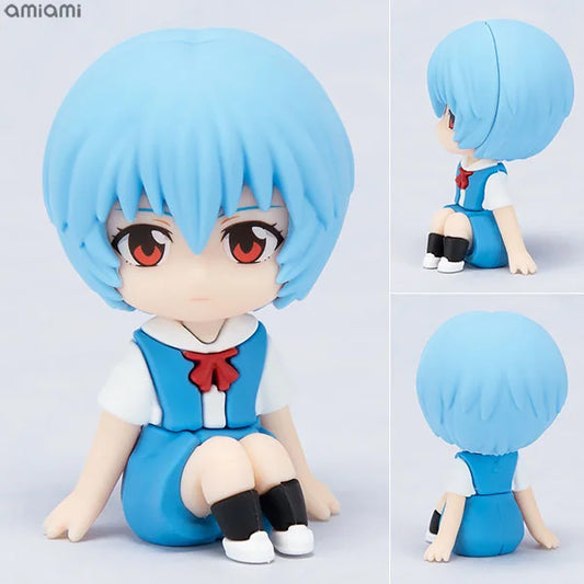 Nendoroid Plus Evangelion Rebuild Rei Ayanami Rubber Mascot official AmiAmi product image