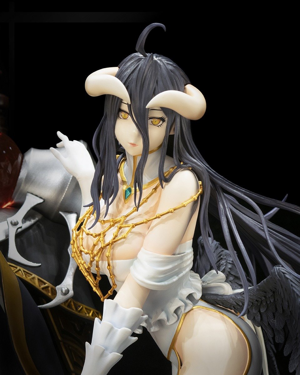 Overlord IV Ainz Ooal Gown and Albedo 1/4 Scale Statue - product view 10