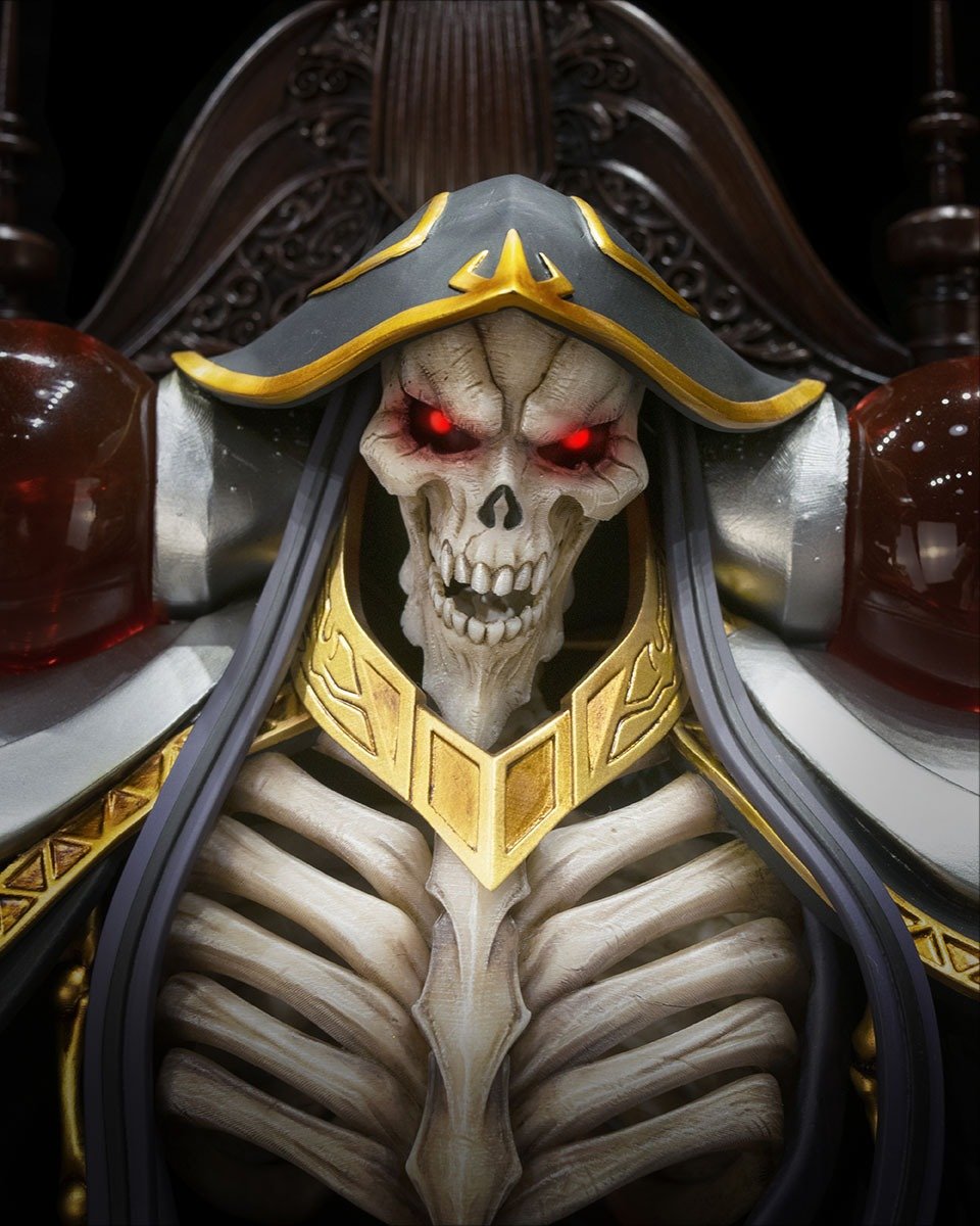 Overlord IV Ainz Ooal Gown and Albedo 1/4 Scale Statue - product view 11