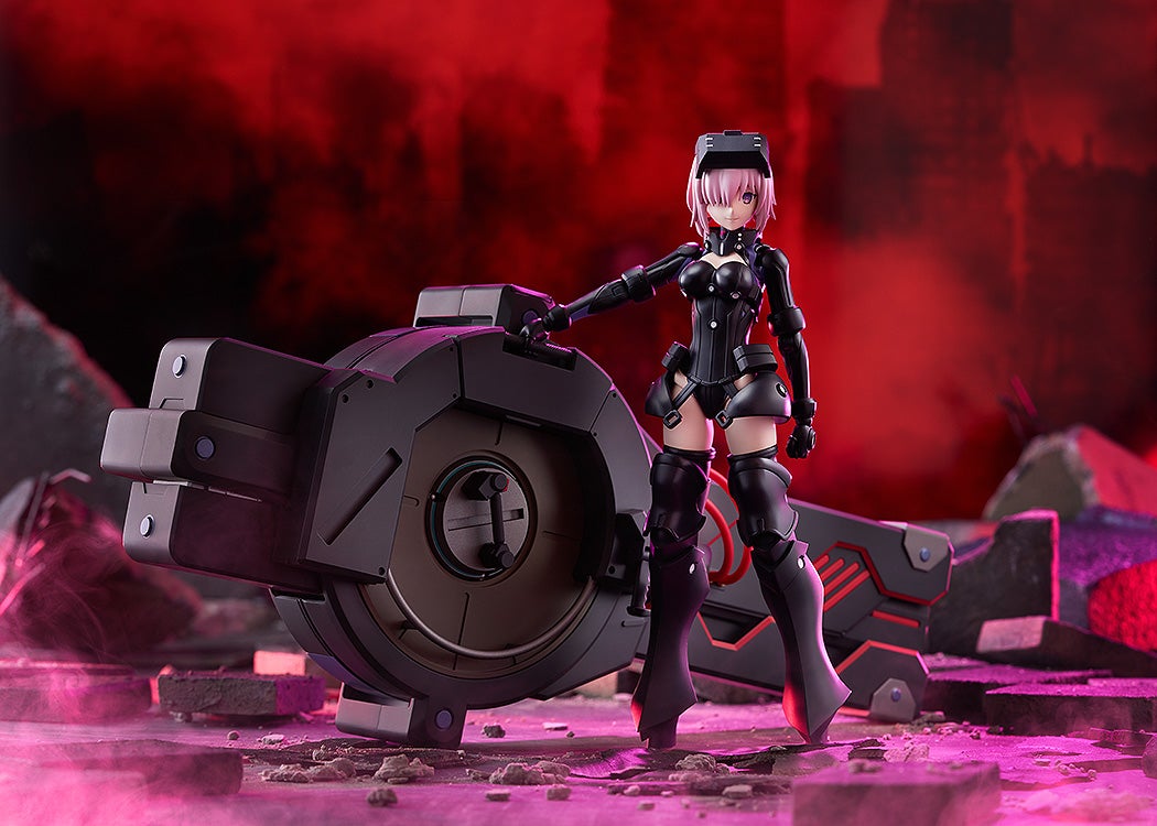 Max Factory PLAMATEA Fate/Grand Order Shielder Mash Kyrielight Ortinax Black Barrel Edition Plastic Model Kit official product photo