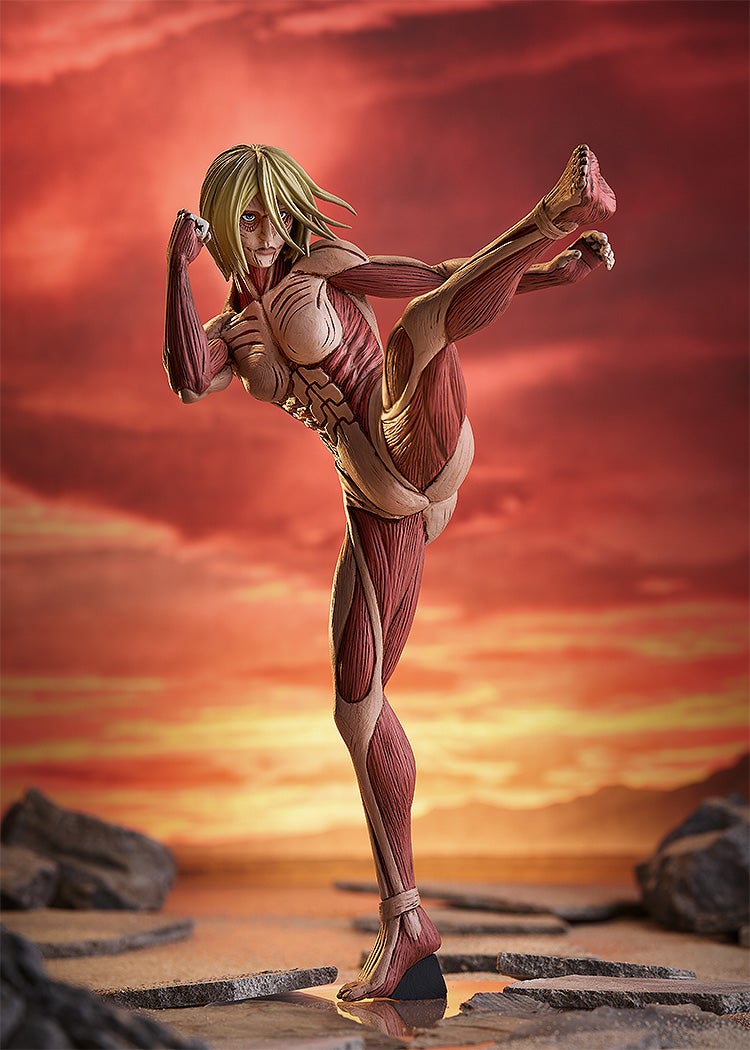 Good Smile Company POP UP PARADE Attack on Titan Annie Leonhart: Female Titan Ver. L Size Complete Figure official product photo