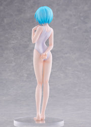 POP UP PARADE BEACH QUEENS Evangelion Rei Ayanami One-Piece Style L Size Complete Figure official product image