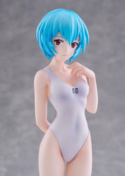 POP UP PARADE BEACH QUEENS Evangelion Rei Ayanami One-Piece Style L Size Complete Figure official product image