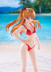 POP UP PARADE BEACH QUEENS Evangelion Shikinami Asuka Langley Bikini Style L Size Complete Figure official product image