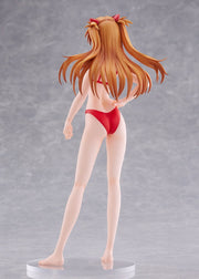 POP UP PARADE BEACH QUEENS Evangelion Shikinami Asuka Langley Bikini Style L Size Complete Figure official product image