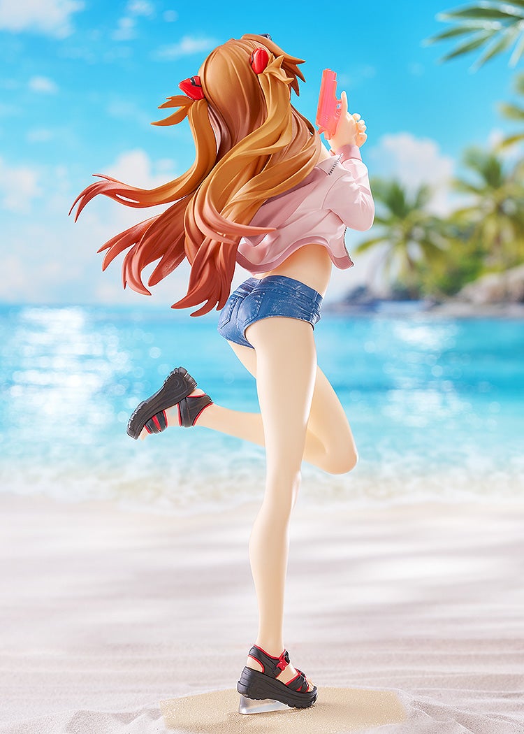 Good Smile Company POP UP PARADE BEACH QUEENS Neon Genesis Evangelion Asuka Shikinami Langley L Size Complete Figure official product photo