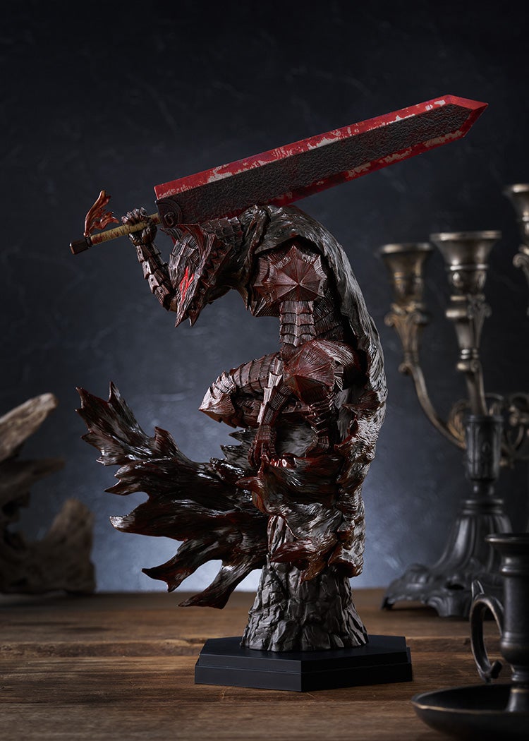 Max Factory POP UP PARADE Berserk Guts Berserker Armor Bloody Paint Ver. L Size Complete Figure official product photo