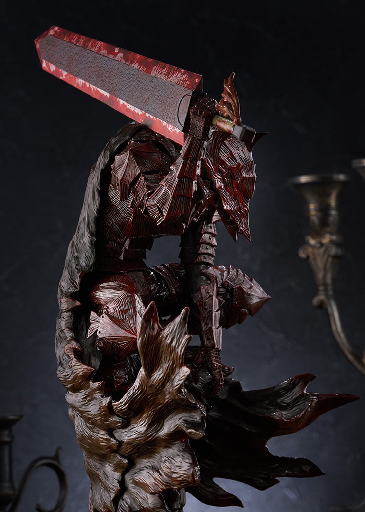 Max Factory POP UP PARADE Berserk Guts Berserker Armor Bloody Paint Ver. L Size Complete Figure official product photo