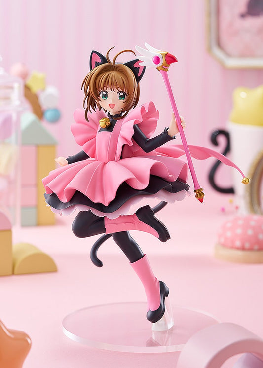 Good Smile Company POP UP PARADE Cardcaptor Sakura Sakura Kinomoto: Black Cat Costume Ver. L Size Complete Figure official product photo
