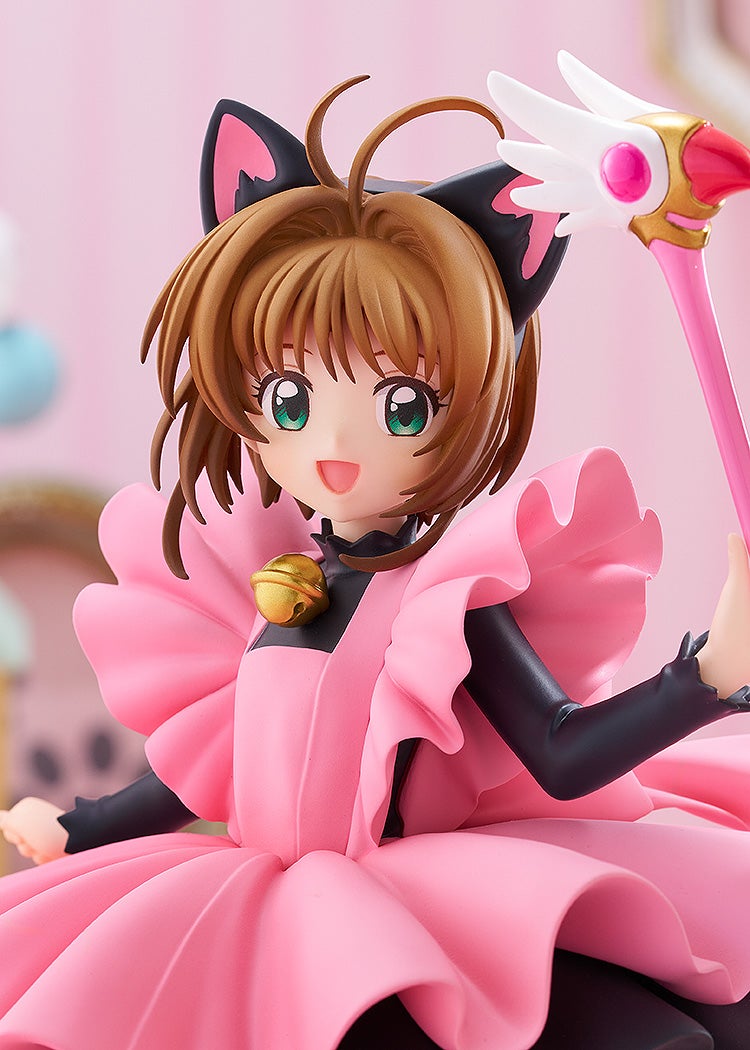 Good Smile Company POP UP PARADE Cardcaptor Sakura Sakura Kinomoto: Black Cat Costume Ver. L Size Complete Figure official product photo