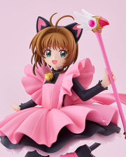 Good Smile Company POP UP PARADE Cardcaptor Sakura Sakura Kinomoto: Black Cat Costume Ver. L Size Complete Figure official product photo