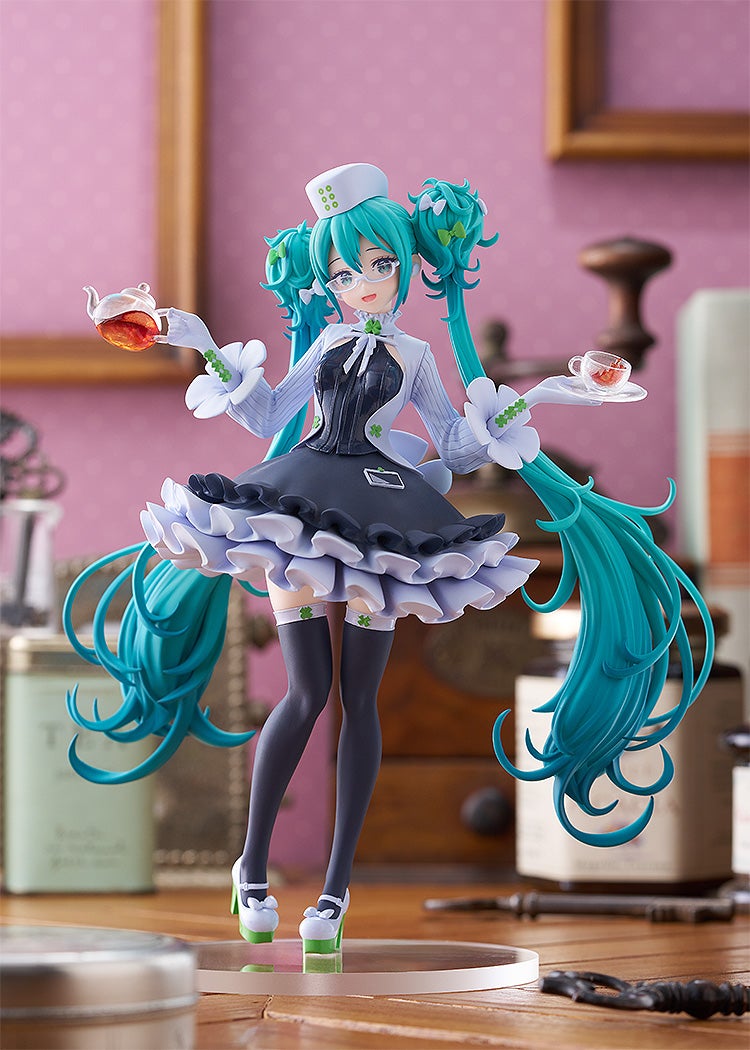 Good Smile Company POP UP PARADE Character Vocal Series 01: Hatsune Miku Glasses x Cafe Ver. Another Color Complete Figure official product photo