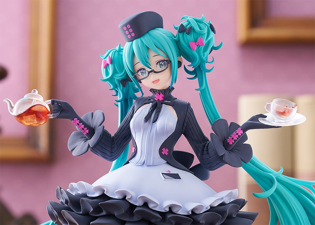 Good Smile Company POP UP PARADE Character Vocal Series 01: Hatsune Miku Glasses x Cafe Ver. Complete Figure official product photo