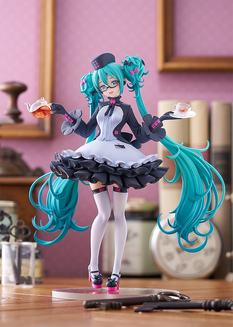 Good Smile Company POP UP PARADE Character Vocal Series 01: Hatsune Miku Glasses x Cafe Ver. Complete Figure official product photo