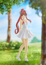Good Smile Company POP UP PARADE Doki Doki Literature Club! Monika: White Dress Ver. Complete Figure official product photo