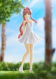 Good Smile Company POP UP PARADE Doki Doki Literature Club! Monika: White Dress Ver. Complete Figure official product photo