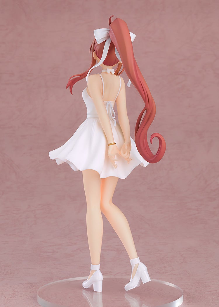 Good Smile Company POP UP PARADE Doki Doki Literature Club! Monika: White Dress Ver. Complete Figure official product photo
