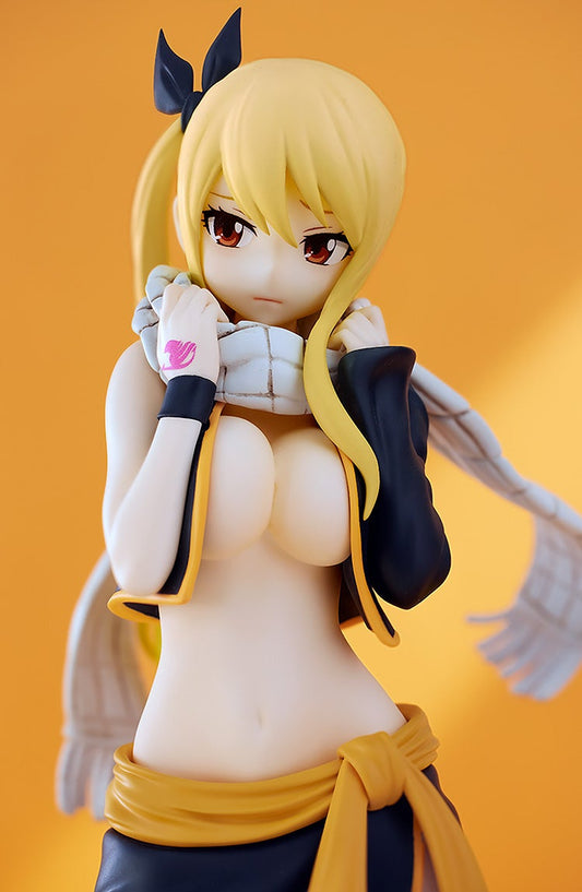 Good Smile Company POP UP PARADE Fairy Tail Lucy Heartfilia Natsu Costume Ver. L Size Complete Figure official product photo