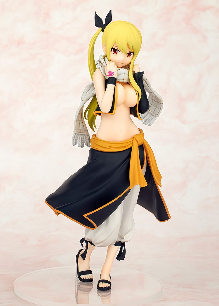 Good Smile Company POP UP PARADE Fairy Tail Lucy Heartfilia Natsu Costume Ver. L Size Complete Figure official product photo