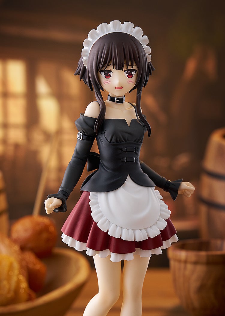 Good Smile Company POP UP PARADE KonoSuba: An Explosion on This Wonderful World! Megumin: Part-Time Job Uniform Ver. L Size Complete Figure official product photo