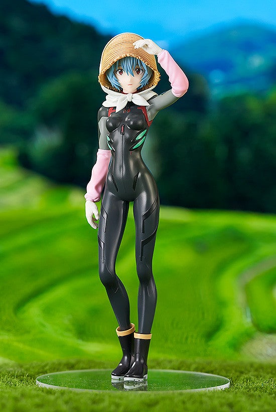 Good Smile Company POP UP PARADE Neon Genesis Evangelion Rei Ayanami Farming Ver. Complete Figure official product photo