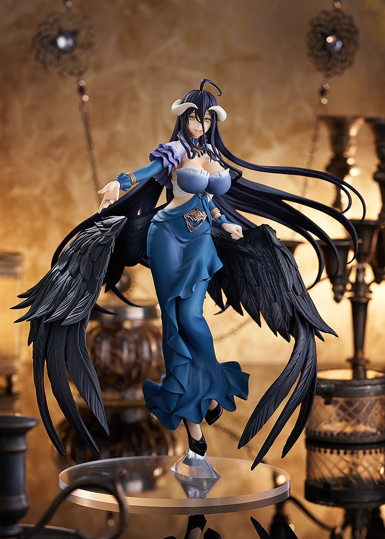 Good Smile Company POP UP PARADE SP Overlord Albedo: Jet Black Dress Ver. Complete Figure official product photo