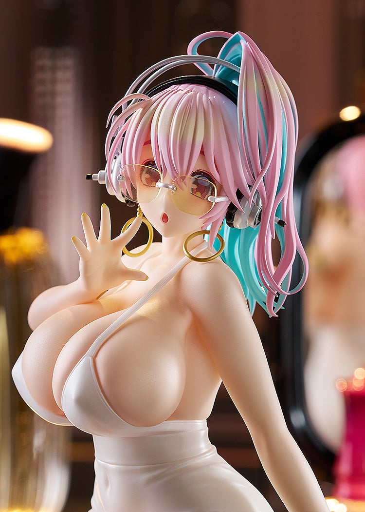 Good Smile Company POP UP PARADE Super Sonico 15th Mini Dress Ver. L Size Complete Figure official product photo