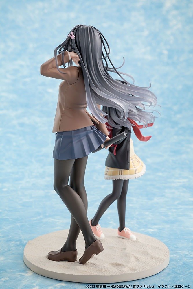 Rascal Does Not Dream Mai Sakurajima High School Graduation Ver. and Knapsack Kid Figure Set KADOKAWA Special Set - product view 4