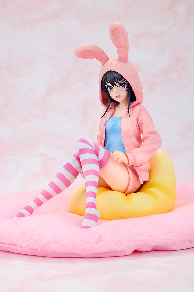 Rascal Does Not Dream Mai Sakurajima Hoodie Look Rabbit Ears Ver. 1/7 Scale Figure KADOKAWA Special Set - product view 1
