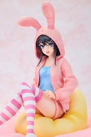 Rascal Does Not Dream Mai Sakurajima Hoodie Look Rabbit Ears Ver. 1/7 Scale Figure KADOKAWA Special Set - product view 6