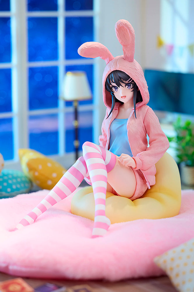Rascal Does Not Dream Mai Sakurajima Hoodie Look Rabbit Ears Ver. 1/7 Scale Figure KADOKAWA Special Set - product view 11