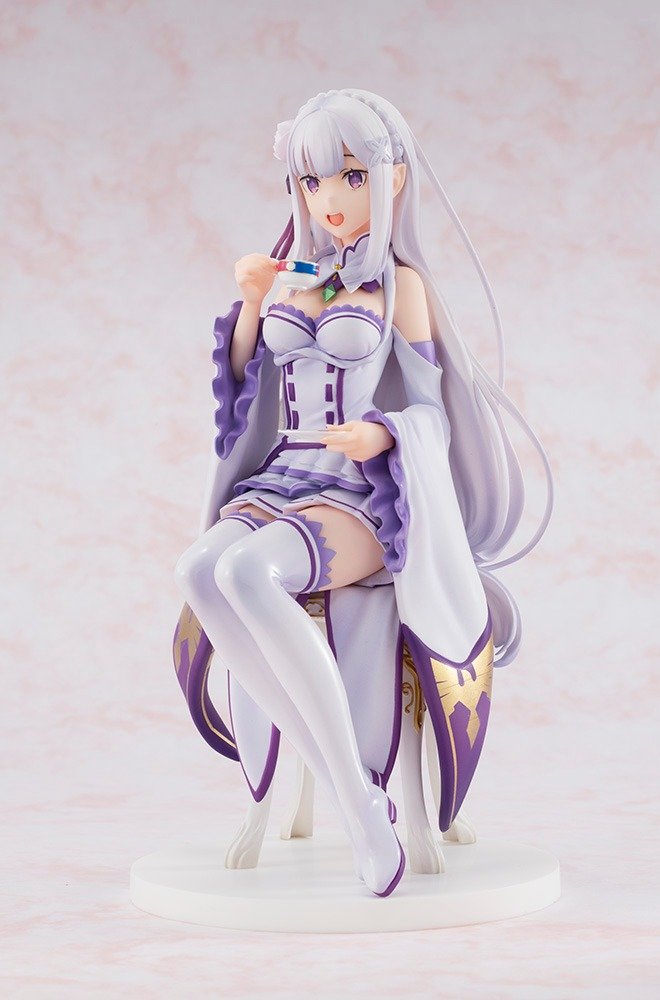 Re:ZERO Emilia Tea Party Ver. 1/7 Scale Figure - product view 3